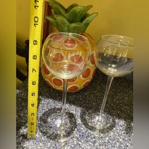 Scandal Inspired Long Stemmed Wine Glasses Clear 2/$15